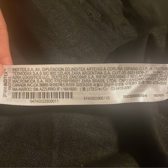 NEW WITH TAGS ZARA COLLECTION BELTED LINEN BLEND JACKET dress wrap dress - Picture 7 of 12